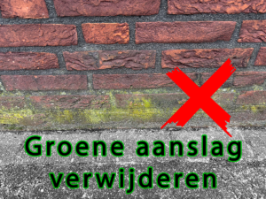 Groene aanslag verwijderen